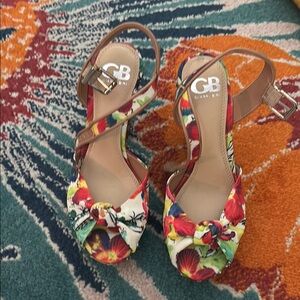 Gianni Bini Women's Colorful Floral Sandals